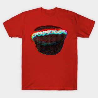 Chocolate Cupcake Snack Glitch T-Shirt